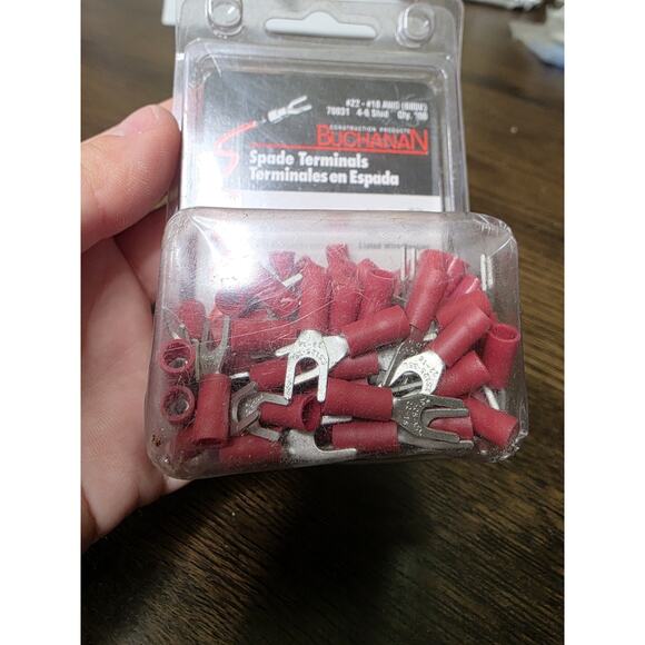 Buchanan AW2120-2 Spade Terminals #22 20 18 stud 22-18 AWG Wire Qnt 103 - Picture 12 of 13